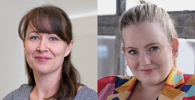 "Es genügt nicht mehr, die Basics zu bieten" - Karin Bauder-Zilly (l., Head of Personnel Marketing | People Acquisition Campus bei Robert Bosch) und Sophie Bieber (r., Head of Global Employer Branding bei SAP) - Quelle: Robert Bosch/SAP